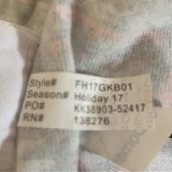 Fabkids Girls Leggings Red Black Gold Holiday Print Size 14/16 XXL - Picture 6 of 7